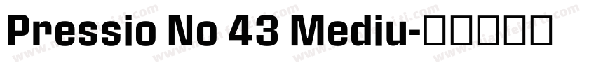 Pressio No 43 Mediu字体转换